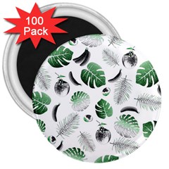 Tropical Pattern 3  Magnets (100 Pack) by Valentinaart