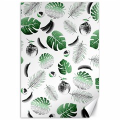 Tropical Pattern Canvas 20  X 30   by Valentinaart