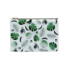 Tropical Pattern Cosmetic Bag (medium)  by Valentinaart