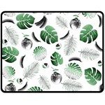 Tropical pattern Fleece Blanket (Medium)  60 x50  Blanket Front