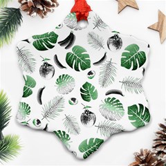 Tropical Pattern Ornament (snowflake) by Valentinaart