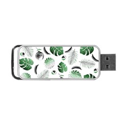 Tropical Pattern Portable Usb Flash (two Sides) by Valentinaart