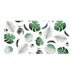 Tropical Pattern Satin Wrap by Valentinaart