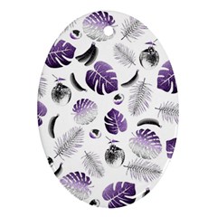 Tropical Pattern Ornament (oval) by Valentinaart