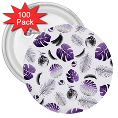 Tropical Pattern 3  Buttons (100 Pack)  by Valentinaart