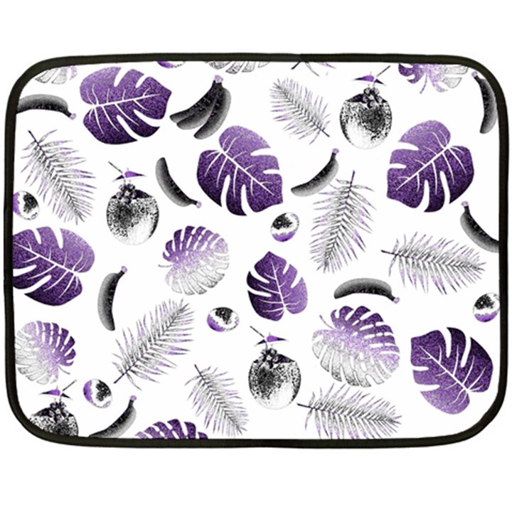 Tropical pattern Fleece Blanket (Mini)