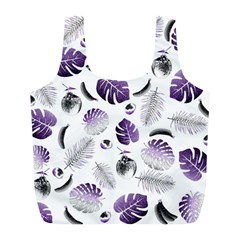 Tropical Pattern Full Print Recycle Bags (l)  by Valentinaart