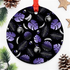 Tropical Pattern Ornament (round) by Valentinaart