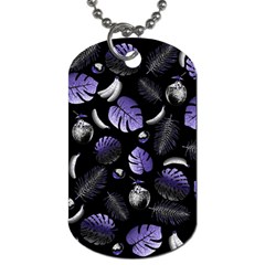 Tropical Pattern Dog Tag (one Side) by Valentinaart