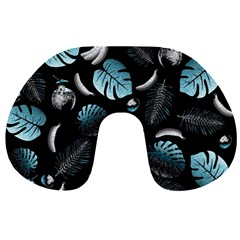 Tropical Pattern Travel Neck Pillows by Valentinaart