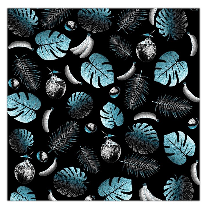 Tropical pattern Large Satin Scarf (Square)