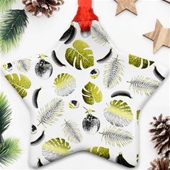 Tropical Pattern Ornament (star) by Valentinaart