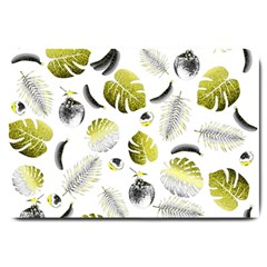 Tropical Pattern Large Doormat  by Valentinaart