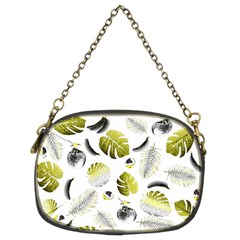 Tropical Pattern Chain Purses (two Sides)  by Valentinaart