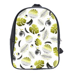 Tropical Pattern School Bags(large)  by Valentinaart