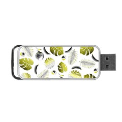 Tropical Pattern Portable Usb Flash (one Side) by Valentinaart