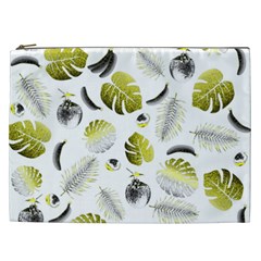 Tropical Pattern Cosmetic Bag (xxl)  by Valentinaart