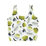 Tropical pattern Full Print Recycle Bags (M)  Front