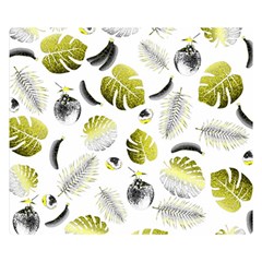 Tropical Pattern Double Sided Flano Blanket (small)  by Valentinaart