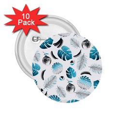 Tropical Pattern 2 25  Buttons (10 Pack)  by Valentinaart