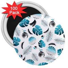 Tropical Pattern 3  Magnets (100 Pack) by Valentinaart