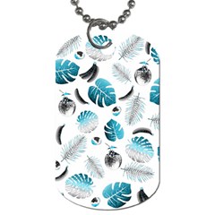 Tropical Pattern Dog Tag (one Side) by Valentinaart