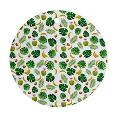 Tropical Pattern Ornament (round) by Valentinaart