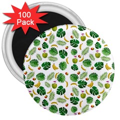 Tropical Pattern 3  Magnets (100 Pack) by Valentinaart