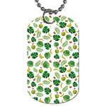 Tropical pattern Dog Tag (Two Sides) Back