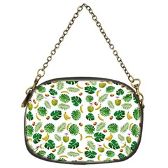 Tropical Pattern Chain Purses (one Side)  by Valentinaart