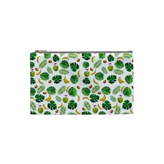 Tropical Pattern Cosmetic Bag (small)  by Valentinaart