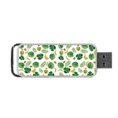 Tropical Pattern Portable Usb Flash (one Side) by Valentinaart