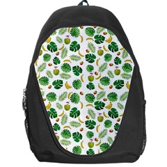 Tropical Pattern Backpack Bag by Valentinaart