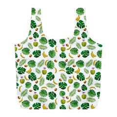 Tropical Pattern Full Print Recycle Bags (l)  by Valentinaart