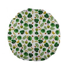 Tropical Pattern Standard 15  Premium Flano Round Cushions by Valentinaart