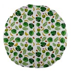 Tropical pattern Large 18  Premium Flano Round Cushions Front