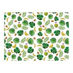 Tropical Pattern Double Sided Flano Blanket (mini)  by Valentinaart