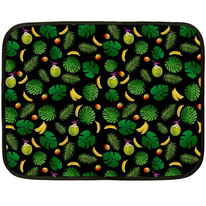 Tropical pattern Fleece Blanket (Mini)