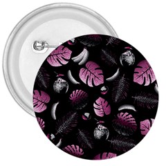 Tropical Pattern 3  Buttons by Valentinaart