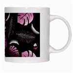 Tropical pattern White Mugs Right