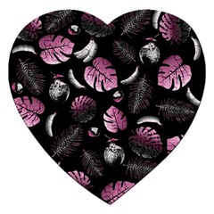 Tropical Pattern Jigsaw Puzzle (heart) by Valentinaart