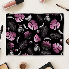 Tropical Pattern Cosmetic Bag (xl) by Valentinaart