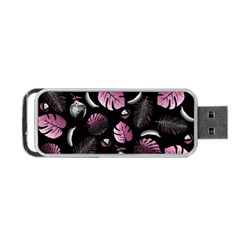 Tropical Pattern Portable Usb Flash (one Side) by Valentinaart