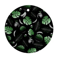 Tropical Pattern Ornament (round) by Valentinaart