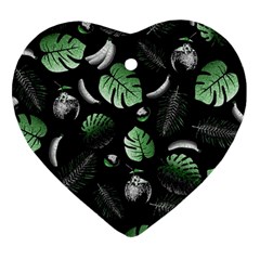 Tropical Pattern Ornament (heart) by Valentinaart