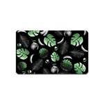 Tropical pattern Magnet (Name Card) Front