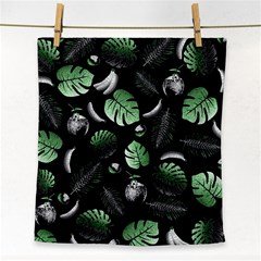 Tropical Pattern Face Towel by Valentinaart