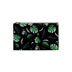 Tropical Pattern Cosmetic Bag (small)  by Valentinaart