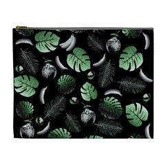 Tropical Pattern Cosmetic Bag (xl) by Valentinaart