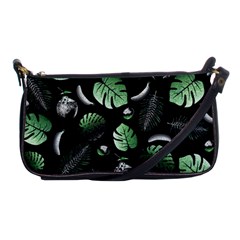 Tropical Pattern Shoulder Clutch Bags by Valentinaart